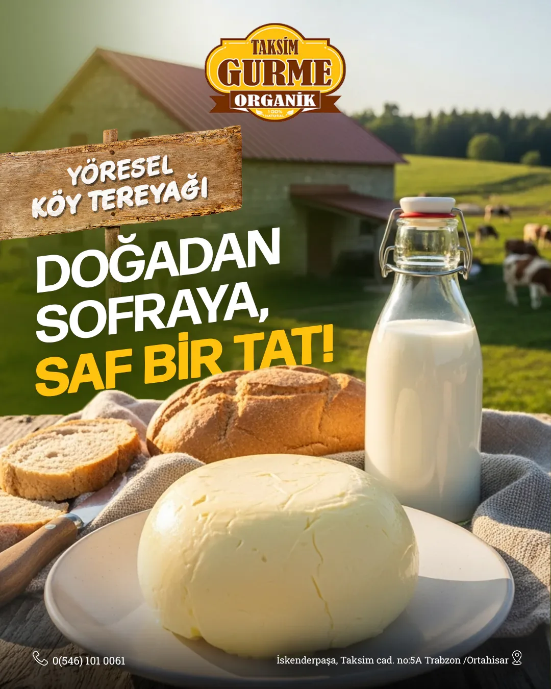 Taksim Gurme Organik Yöresel Köy… sosyal medya referansı (Post)