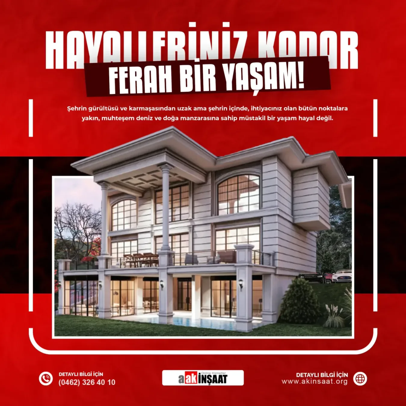 Ak İnşaat sosyal medya referansı (Post)