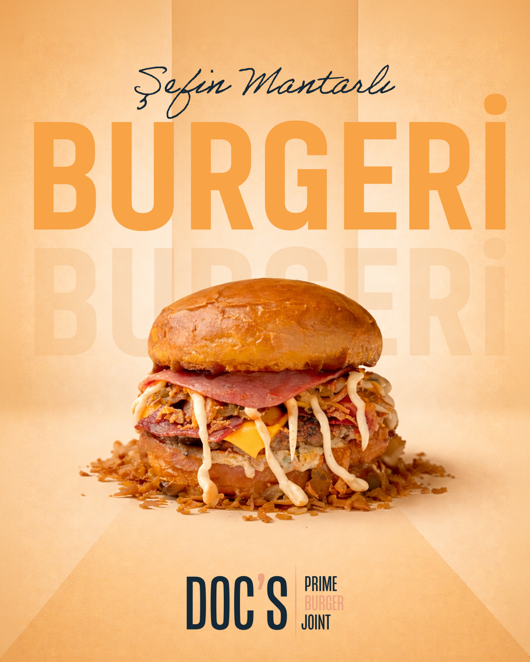 Doc's Prime Burger Şefin Burgeri sosyal medya referansı (Post)