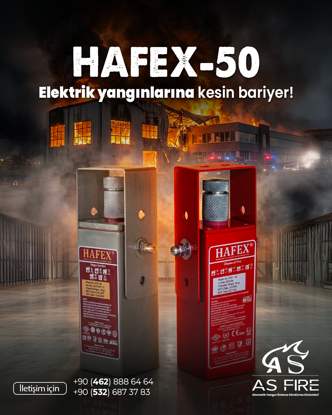 As Fire Yangın Sistemleri sosyal medya referansı (Post)